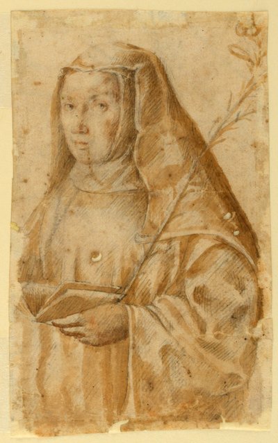 Porträt der Heiligen Katharina von Siena von Unknown artist