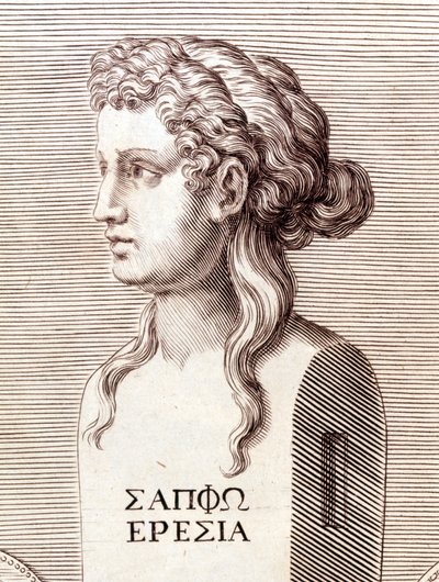 Porträt von Sappho von Unknown artist