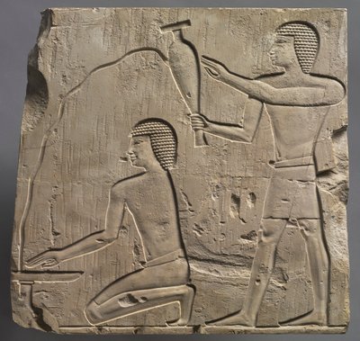 Priester, die Begräbnisriten durchführen von Unknown artist