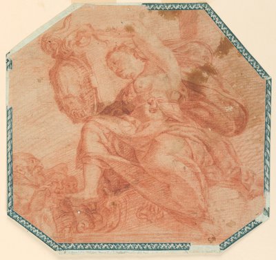 Entwurf für eine bemalte Decke von Unknown artist