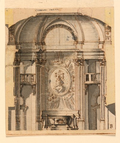 Entwurf für einen Altar von Unknown artist