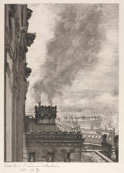 Dächer des Verwaltungsgebäudes von Unknown artist