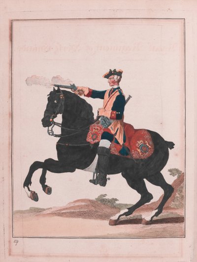 Königliches Regiment der Horse Guards (Gravur) von Unknown artist