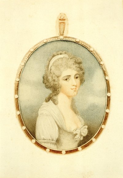 Ann (Nancy) Storace, englische Sopranistin von Unknown artist