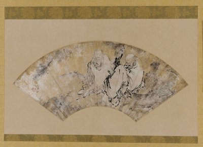 Sakyamuni, Konfuzius und Lao-tzu unter einer Kiefer von Unknown artist