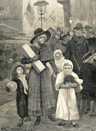 Einkaufen in New York (1891) von Unknown artist