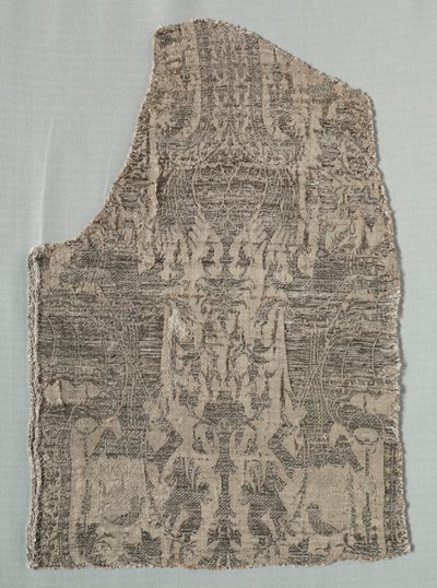 Seidenfragment von Unknown artist