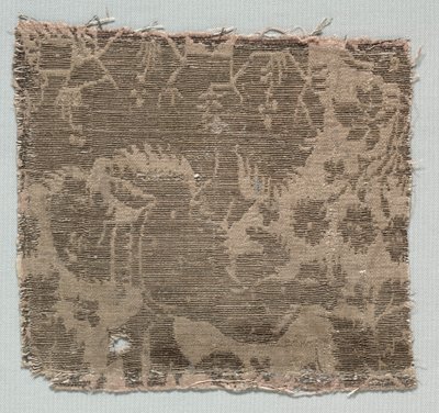 Seidenfragment von Unknown artist