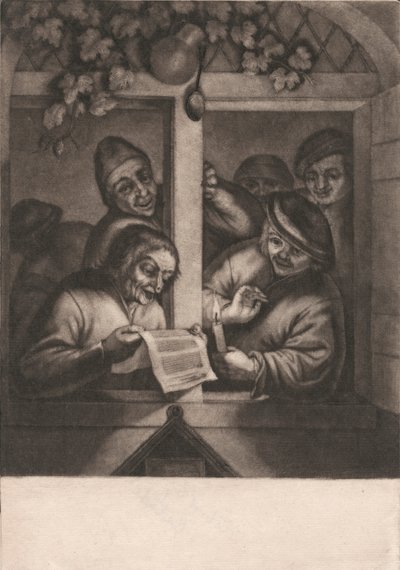 Sänger am Fenster von Unknown artist