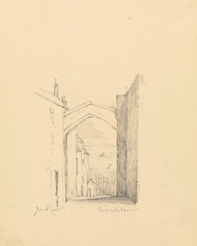 Skizze des York-Tors von Unknown artist