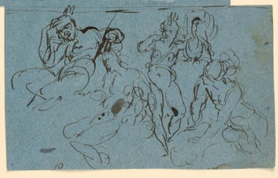 Skizzen für das Urteil des Paris von Unknown artist