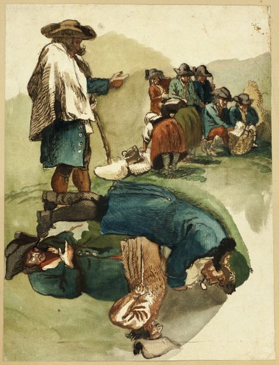Skizzen von Reisenden von Unknown artist
