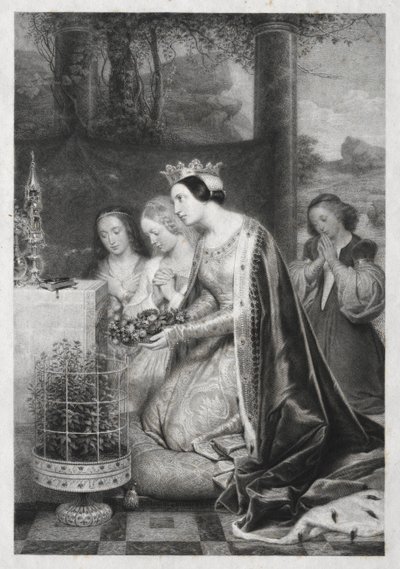 St. Amelia, Königin von Ungarn von Unknown artist