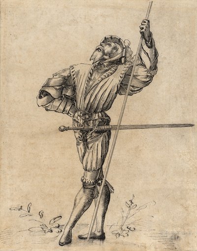 Stehender Landsknecht von Unknown artist