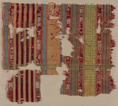 Gestreiftes Fragment von Unknown artist
