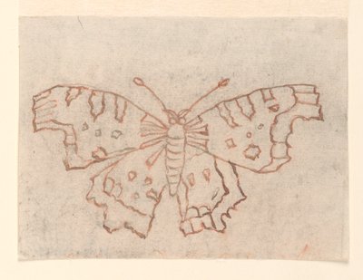 Textildesign: Ein Schmetterling von Unknown artist