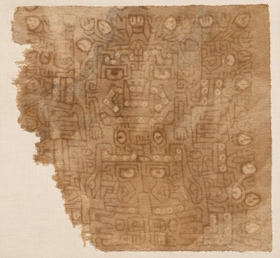 Textilfragment mit Baumwollgöttin von Unknown artist