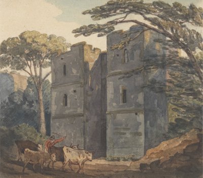 Der Bergfried, Arundel Castle von Unknown artist