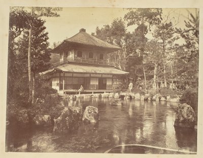 [Der Silberpavillon im Jion-ji Tempel] von Unknown artist