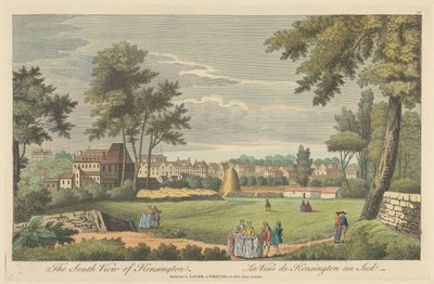 Die Südansicht von Kensington von Unknown artist