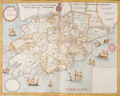 Die Provinz Munster, Irland, um 1595 (Manuskript) von Unknown artist