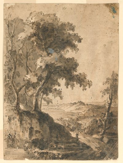 Baum in der Landschaft von Unknown artist