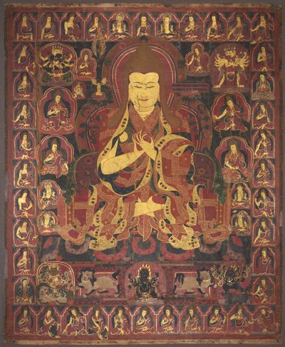 Tsong Khapa, Gründer des Geluk-Ordens von Unknown artist