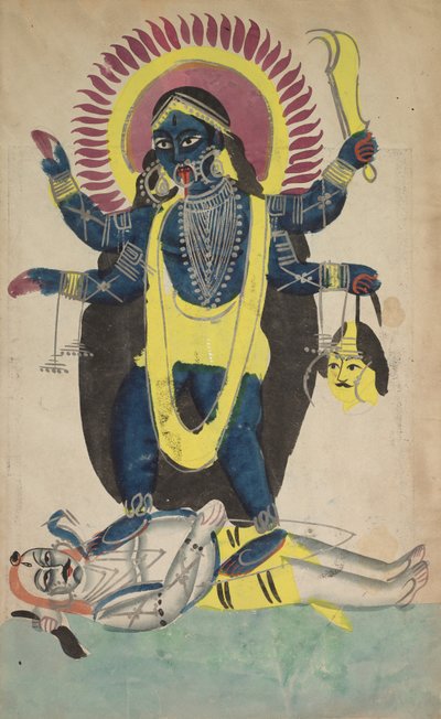 Zwei Aspekte von Kali von Unknown artist