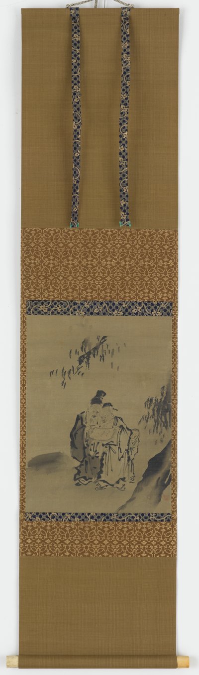 Zwei chinesische Weise unter einem Baum von Unknown artist