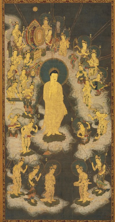 Willkommener Abstieg von Amida (Amida Raigō) von Unknown artist