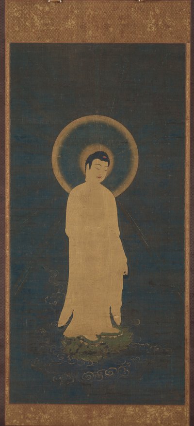 Willkommener Abstieg von Amida Buddha (Raigō) von Unknown artist