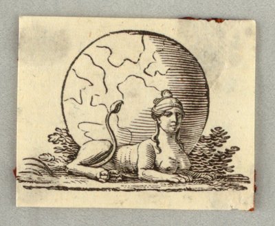 Holzstich. Vignette. von Unknown artist