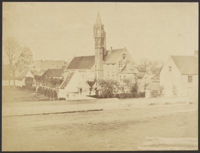[Kathedrale und umliegendes Dorf] von Unknown artist/maker