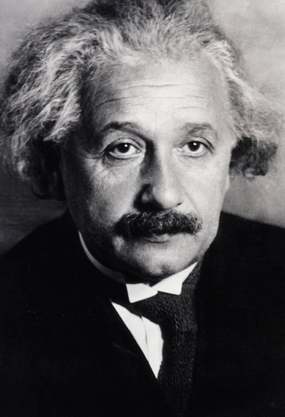 Albert Einstein (s/w Foto) von Unknown photographer