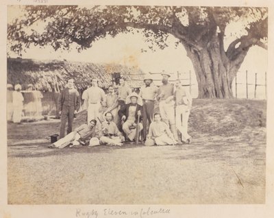 Armee-Cricket-Team, Kalkutta von Unknown photographer