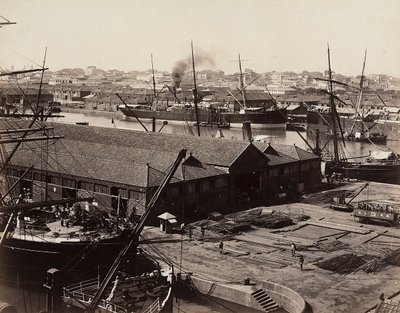 Bombays Hafen, Indien von Unknown photographer
