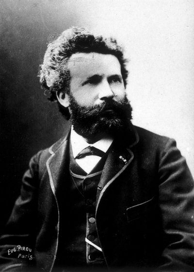 Camille Flammarion, französischer Astronom, um 1890 von Unknown photographer