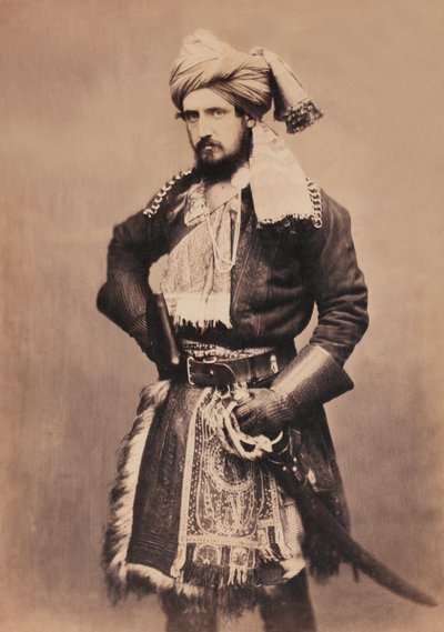 Dighton Probyn, 2. Punjab-Kavallerie, um 1857 von Unknown photographer