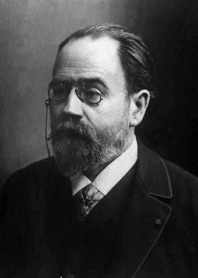 Porträt von Emile Zola von Unknown photographer