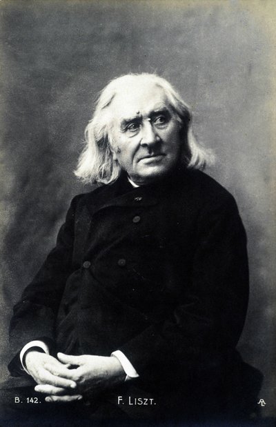 Porträt von Franz Liszt von Unknown photographer