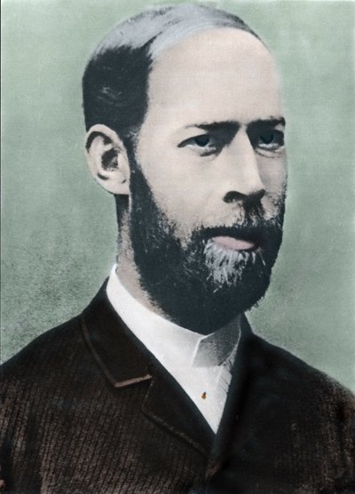 Porträt von Heinrich Hertz von Unknown photographer