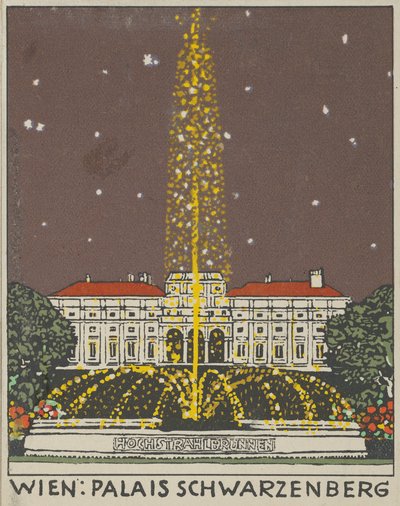 Wien: Palais Schwarzenberg, 1908 von Urban Janke.