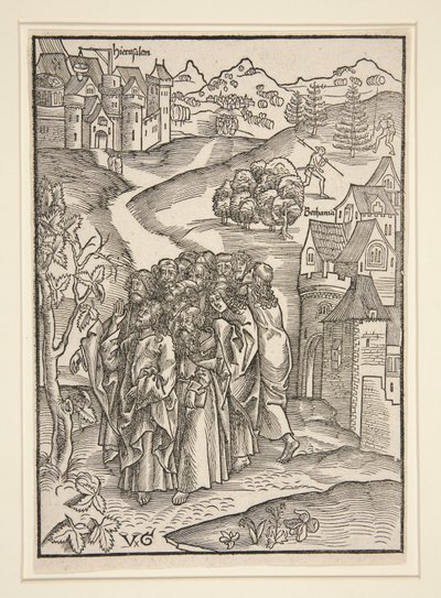 Christus verflucht den unfruchtbaren Feigenbaum von Urs Graf