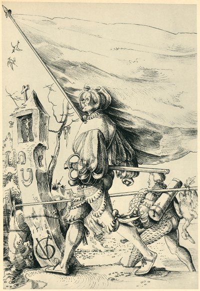 Söldner, 1516, 1943 von Urs Graf