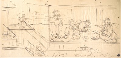 Druck von Utagawa Kunisada