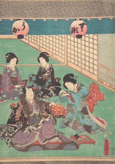 Druck von Utagawa Kunisada