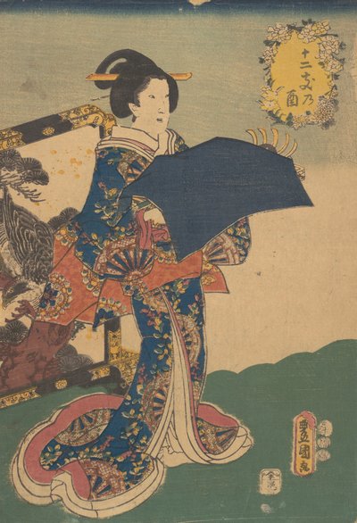 Druck von Utagawa Kunisada