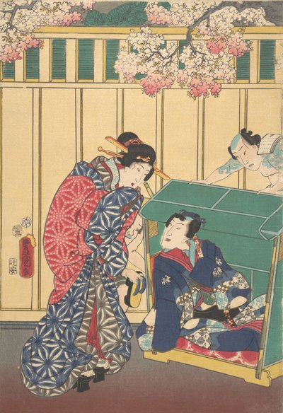 Druck von Utagawa Kunisada