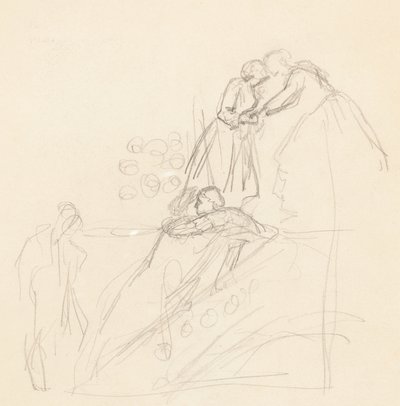 Figurenstudien [verso] von Valentine Cameron Prinsep