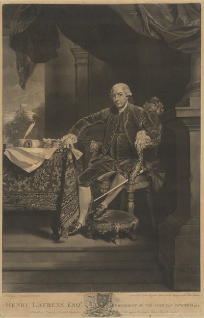 Henry Laurens von Valentine Green after John Singleton Copley